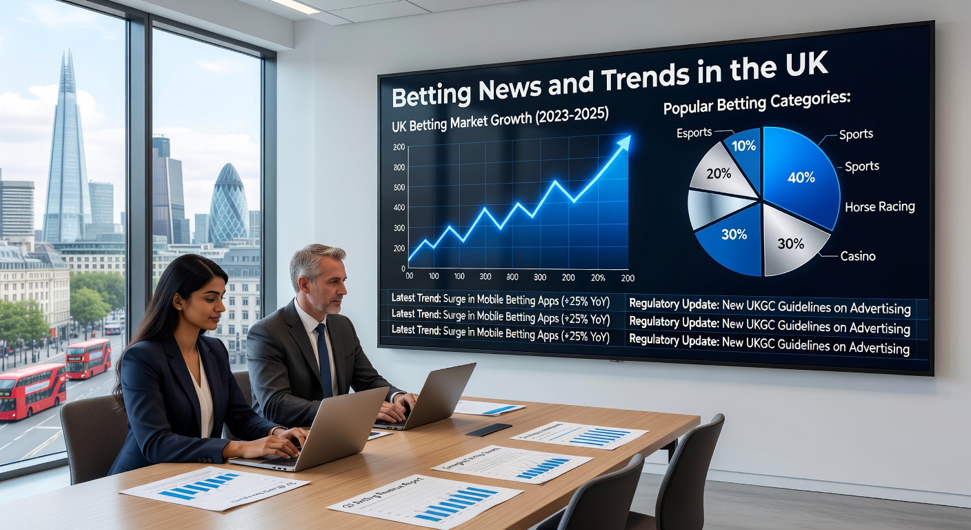 UK gambling regulatory announcement visual showing digital ad monitoring elements