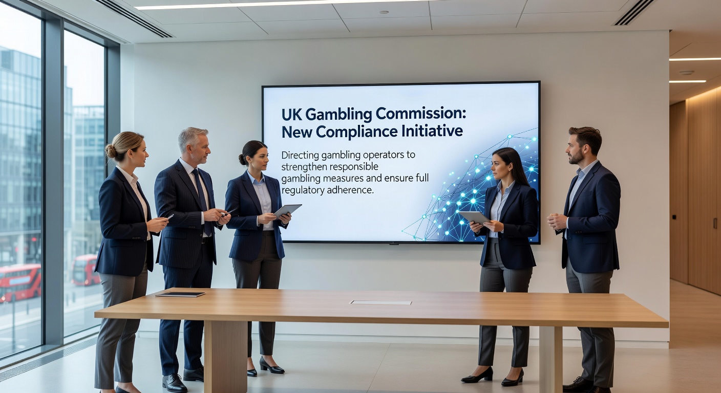 Digital advertising oversight illustration related to gambling content standards