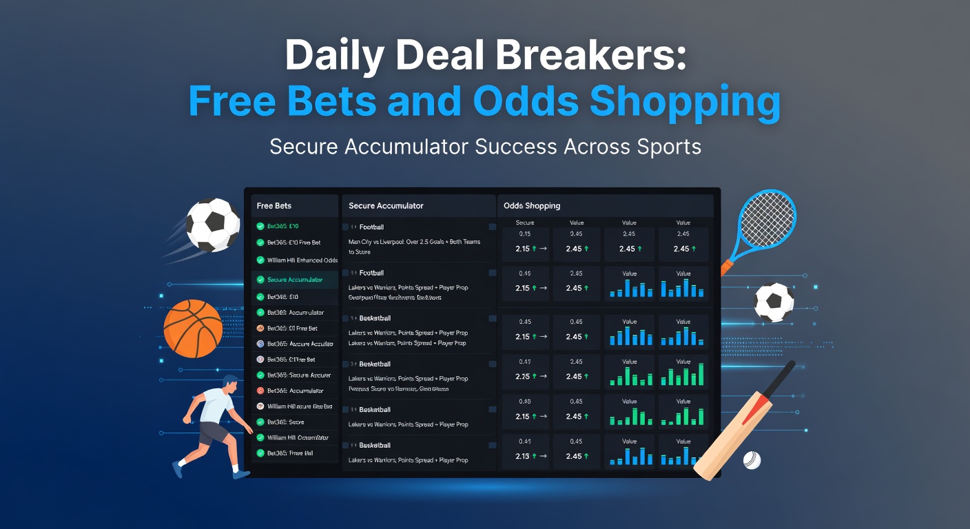 Sports bettor analyzing odds on multiple screens for accumulator bets across basketball, tennis, and NFL games