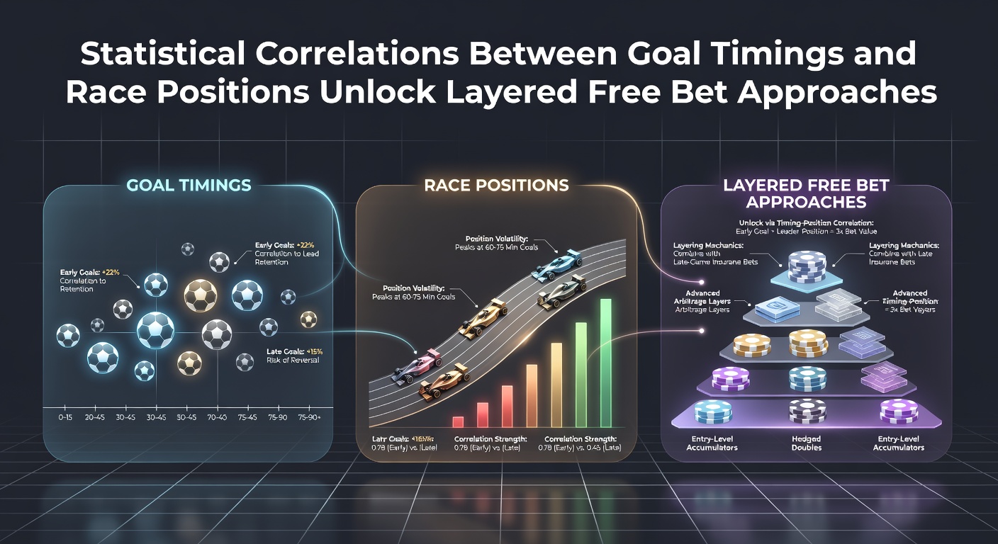 Statistical analysis charts showing goal timing patterns in soccer matches alongside horse racing position data for betting strategy development