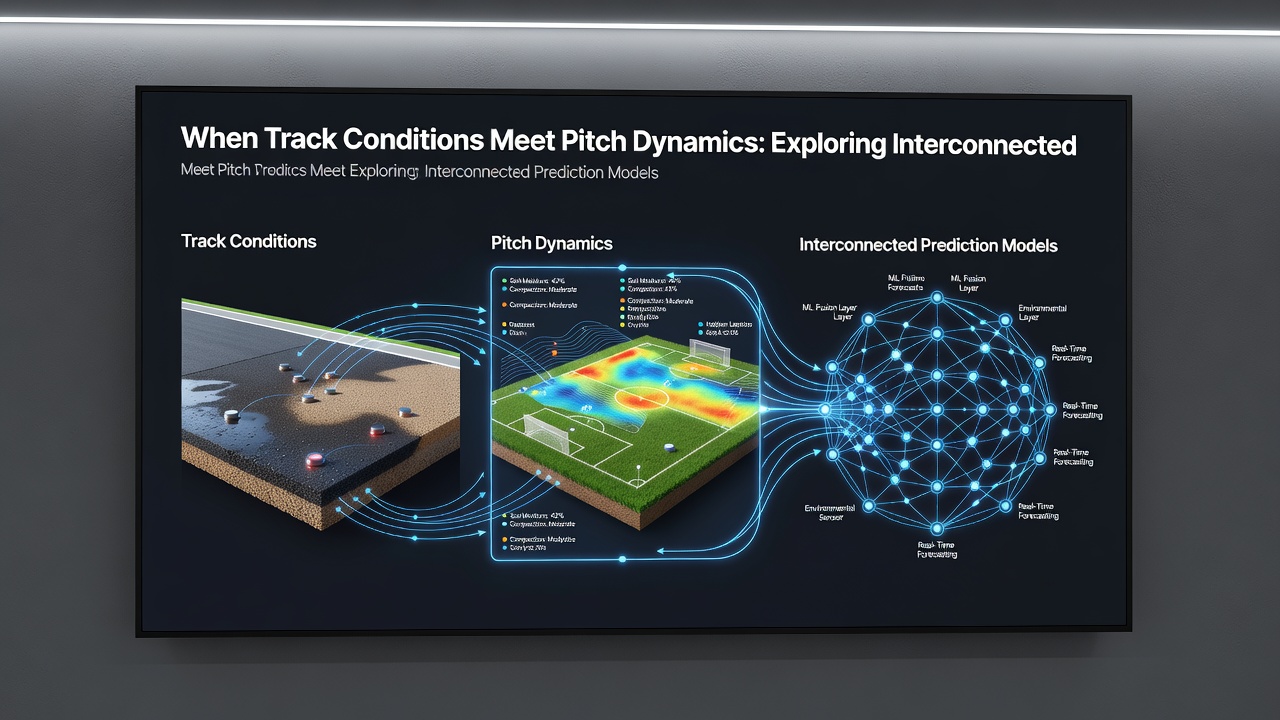 Detailed diagram showing shared environmental data points used in horse racing and soccer prediction models